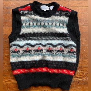 1980s Villager Wool Sweater Vest